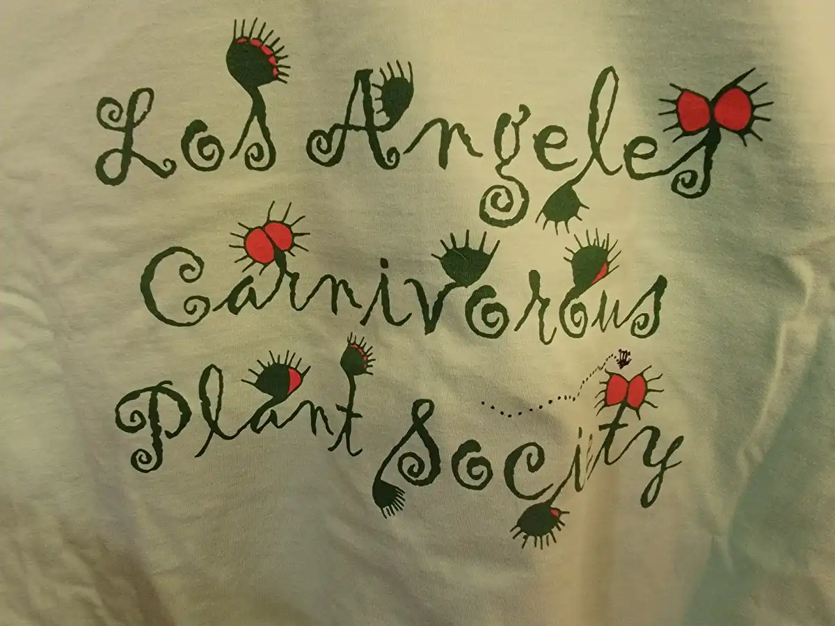 Themed Los Angeles Carnivorous Plant Society t-shirt