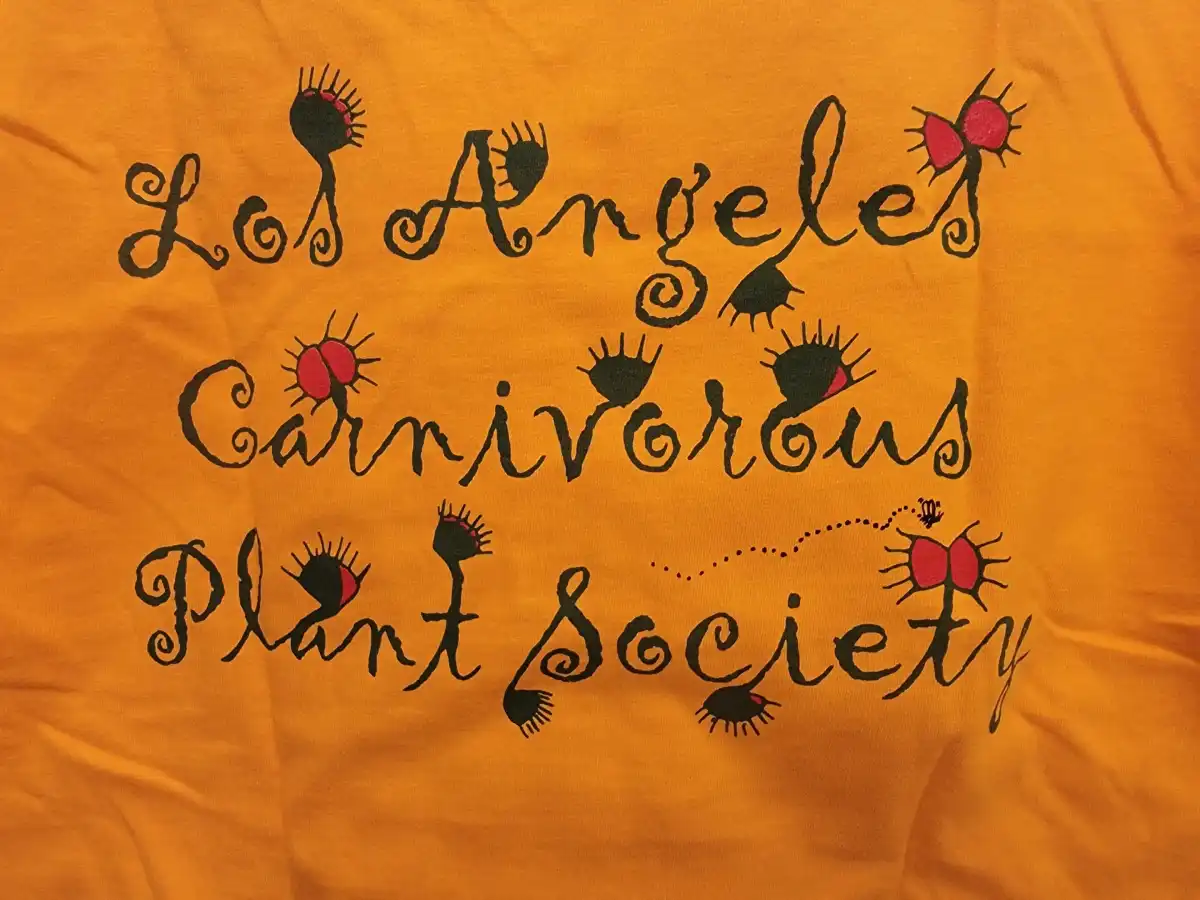 Themed Los Angeles Carnivorous Plant Society t-shirt