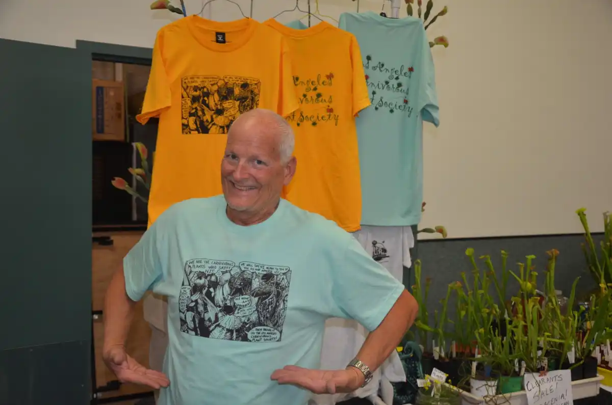 Themed Los Angeles Carnivorous Plant Society t-shirt