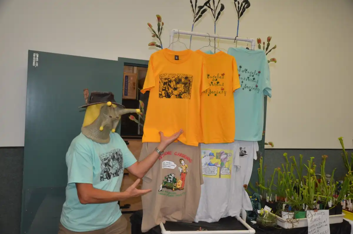 Themed Los Angeles Carnivorous Plant Society t-shirt